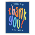Very Big Thank You Colorful Typographic