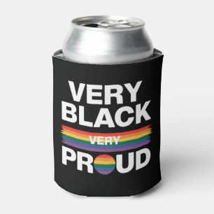 Very Black Very Proud Black Gay Pride LGBT Pride  Can Cooler