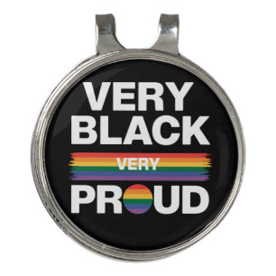 Very Black Very Proud Black Gay Pride LGBT Pride  Golf Hat Clip