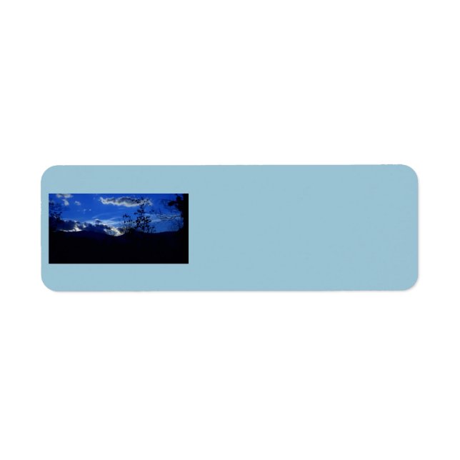 Very Blue Ridge Mountains Address Labels (Front)