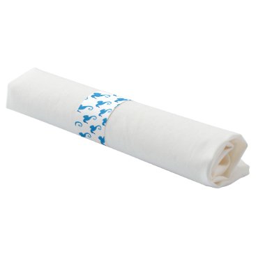 Very Blue Sea Horse Napkin Band Very Blue Sea Horse Napkin Band