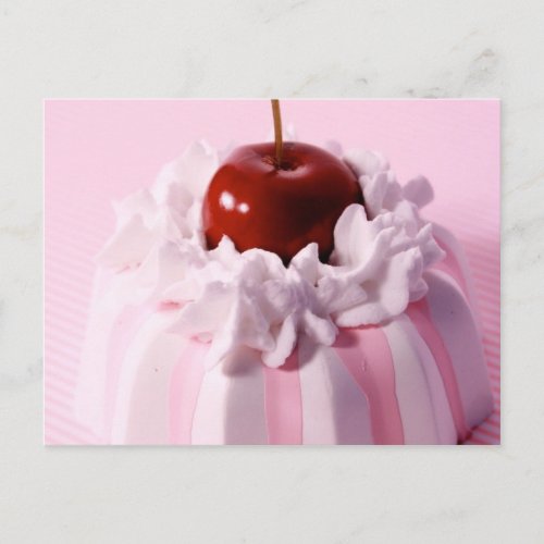 Very Cherry Bundt Cake Postcard