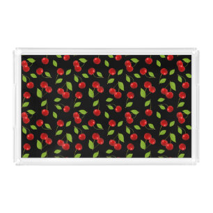 Very Cherry Cutting Board Acrylic Tray