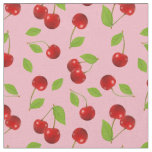 Very Cherry Fabric  - on pink
