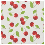 Very Cherry Fabric  - on white