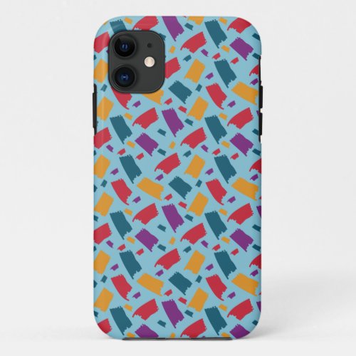 Very Colorful Abstract Pattern iPhone 11 Case
