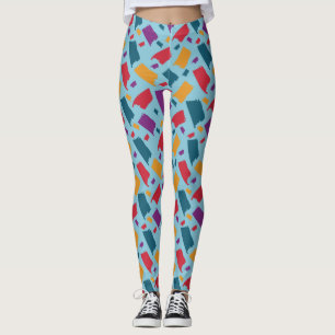 Very Colorful Abstract Pattern Leggings