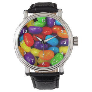 Very Colorful Jelly Bean Pile Watch
