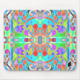 Very Colorful Mandala Mouse Pad