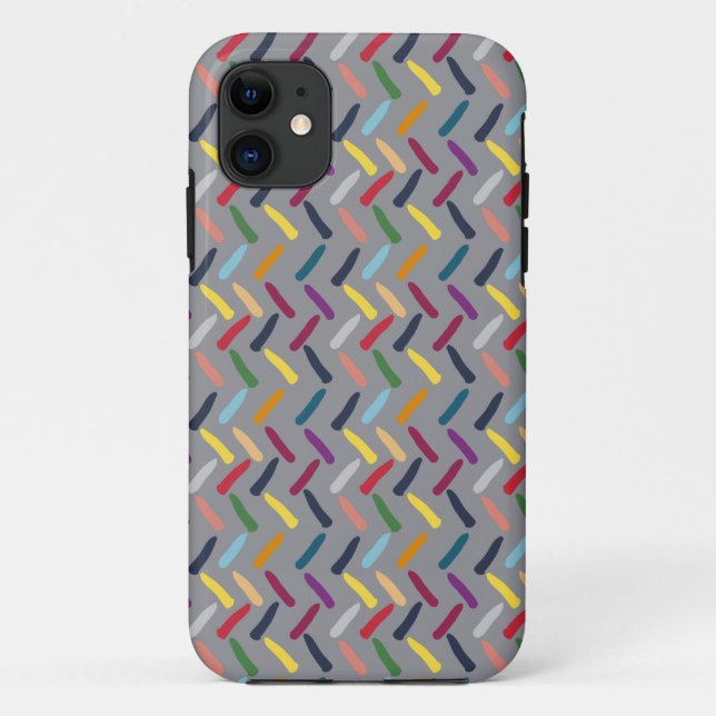 Very Colorful Pattern Case-Mate iPhone Case (Back)