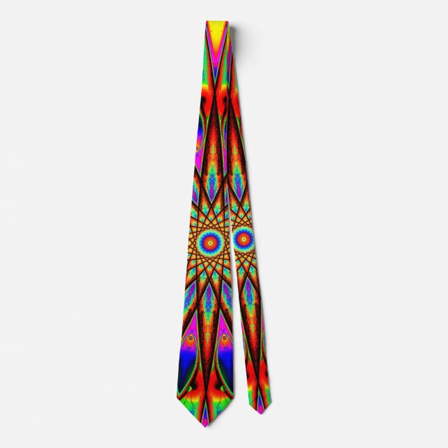 Very Colorful Rainbow Neck Tie (Front)
