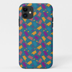 Very Colorful Uneven Pattern iPhone 11 Case