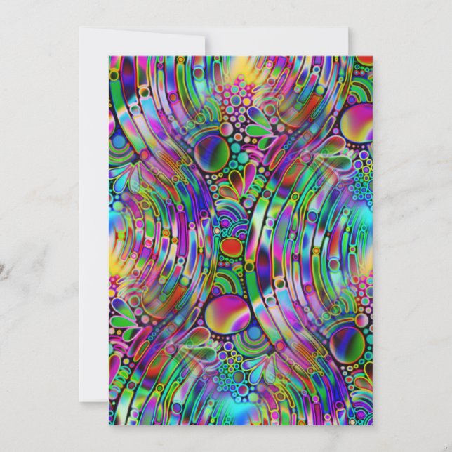 Very colorfully abstract forms art 1 (Front)