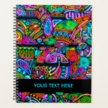 Very colorfully abstract forms art 10 planner<br><div class="desc">Pretty abstract Pattern Design by EDDA Fröhlich / EDDArt | Multi colored shapes and lines for abstract Art Lovers | For other ideas,  designs & products feel free to contact me: contact@eddart.de or look here: www.zazzle.com/store/eddartshop</div>