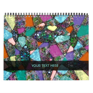 Very colorfully abstract forms art 11 calendar