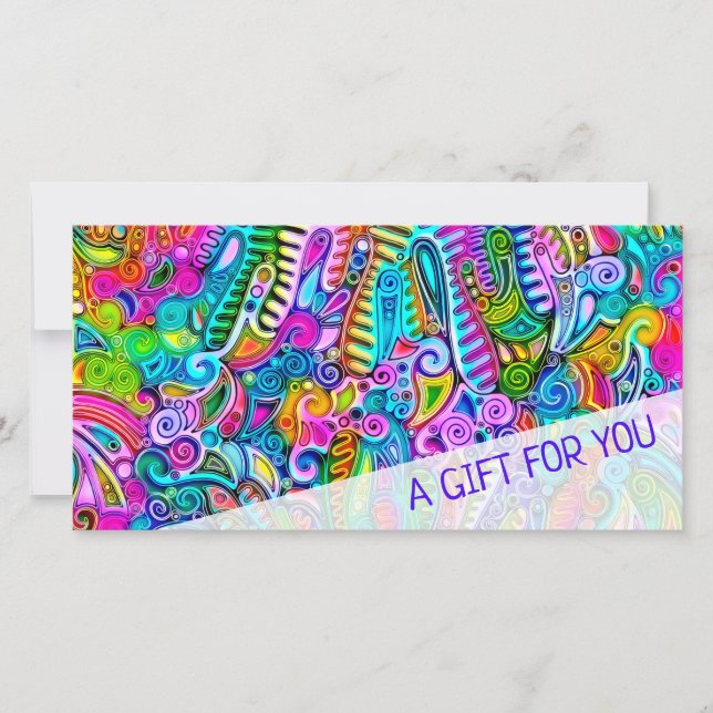 Very colorfully abstract forms art 9 (Front)