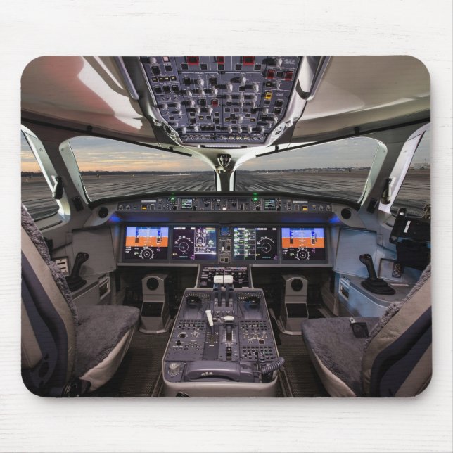 Very Cool Aircraft Dash Board / Panel Mouse Pad (Front)