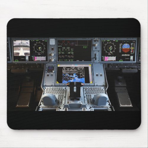 Very Cool Aircraft Dash Board  Panel Mouse Pad