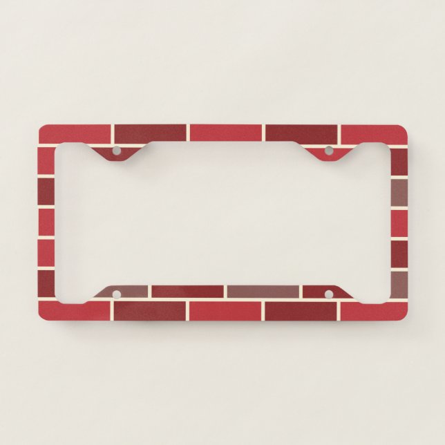 Very Cool and Colorful Bricks License Plate Frame (Front)