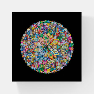 Very Cool and Colorful Mandala Paperweight