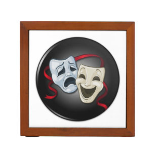Very Cool and Fun Theater Mask Desk Organizer