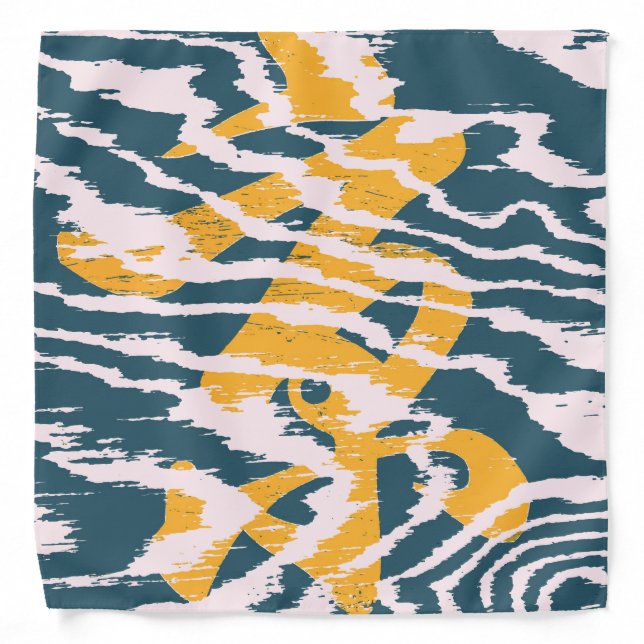 Very Cool Asian Calligraphy Bandana (Front)