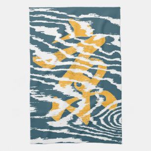 Very Cool Asian Calligraphy Kitchen Towel