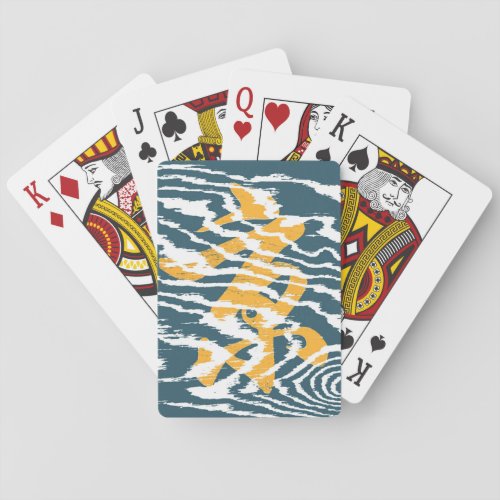 Very Cool Asian Calligraphy Poker Cards
