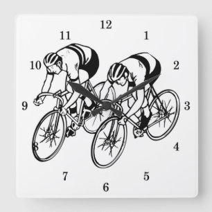 Very Cool Bicyclist Wall Clock