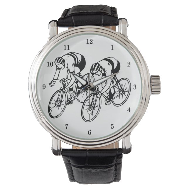 Very Cool Bicyclist Wrist Watch (Front)
