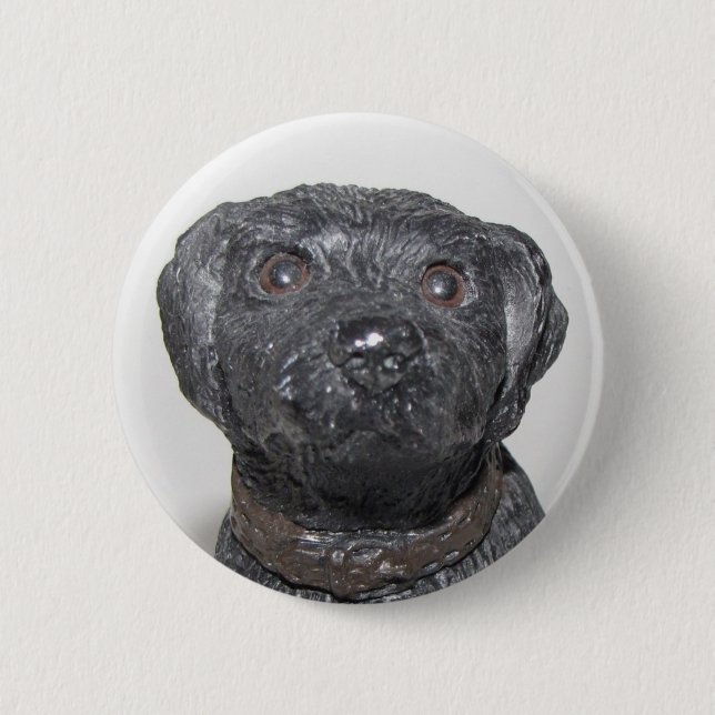 Very Cool Black Lab Button (Front)
