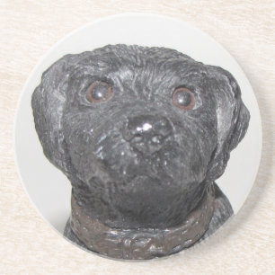 Very Cool Black Lab Coaster