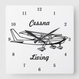 Very Cool Cessna Living Airplane Wall Clock