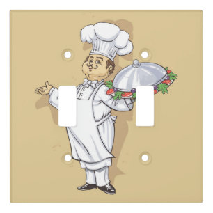 Very Cool Chef Double Switch Plate