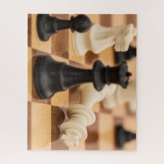 Very Cool Chess Board with Pieces Jigsaw Puzzle (Vertical)