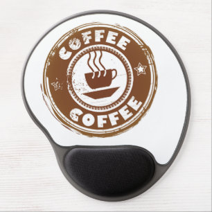 Very Cool Coffee Symbol Gel Mouse Pad