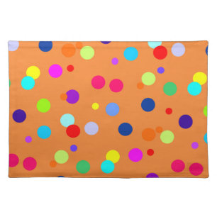 Very Cool Colorful Balls Cloth Placemat