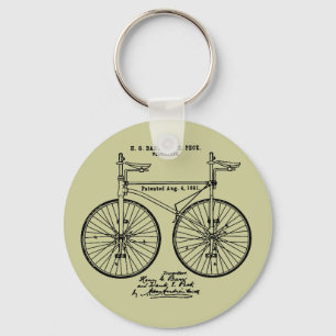 Very cool Cycling Velo Patent gift Keychain