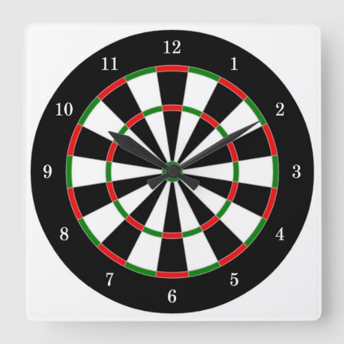 Very Cool Dart Board Wall Clock