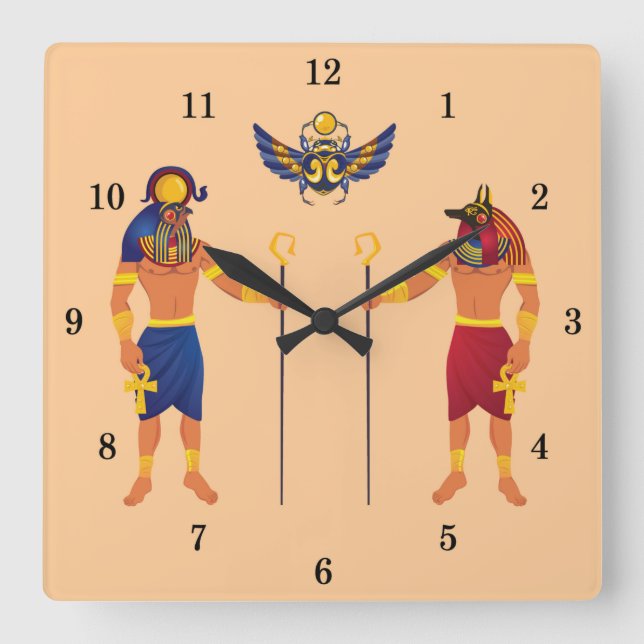 Very Cool Egyptian Soldier Wall Clock (Front)