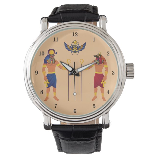 Very Cool Egyptian Soldier Wrist Watch (Front)