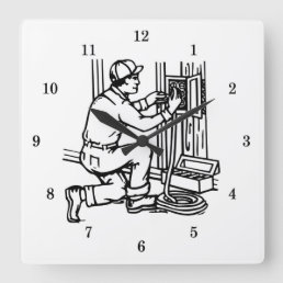 Very Cool Electrician Wall Clock