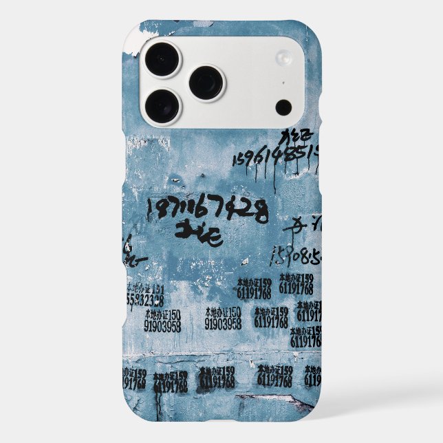 Very Cool Exotic Rustic Advertisement Wall Iphone Case (Back)
