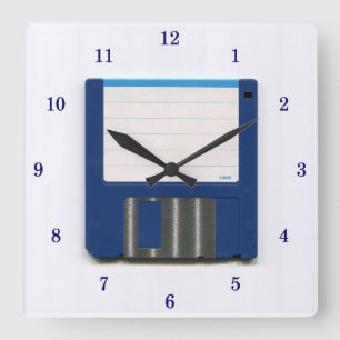 Very Cool Floppy Disk Wall Clock