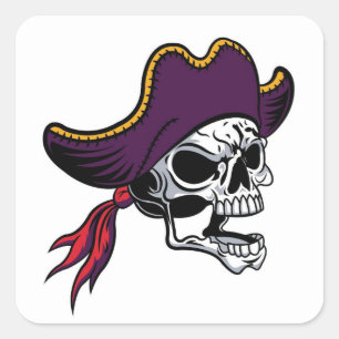 Very Cool Halloween Pirate Sticker Set