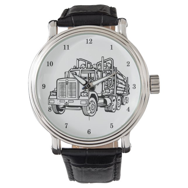 Very Cool Log Hauler Wrist Watch (Front)