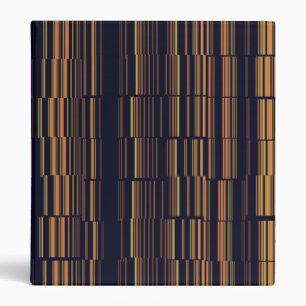 Very Cool Modern Orange 3 Ring Binder