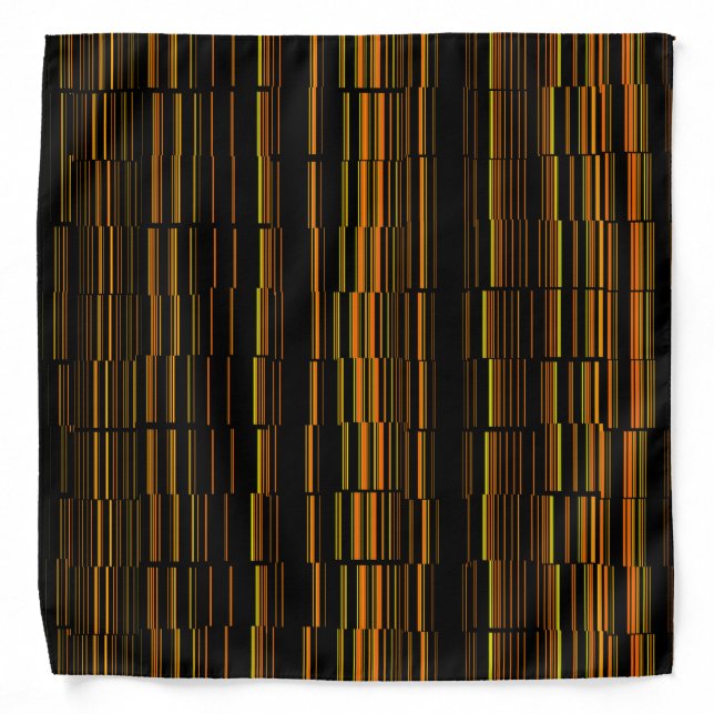 Very Cool Modern Orange . Bandana (Front)