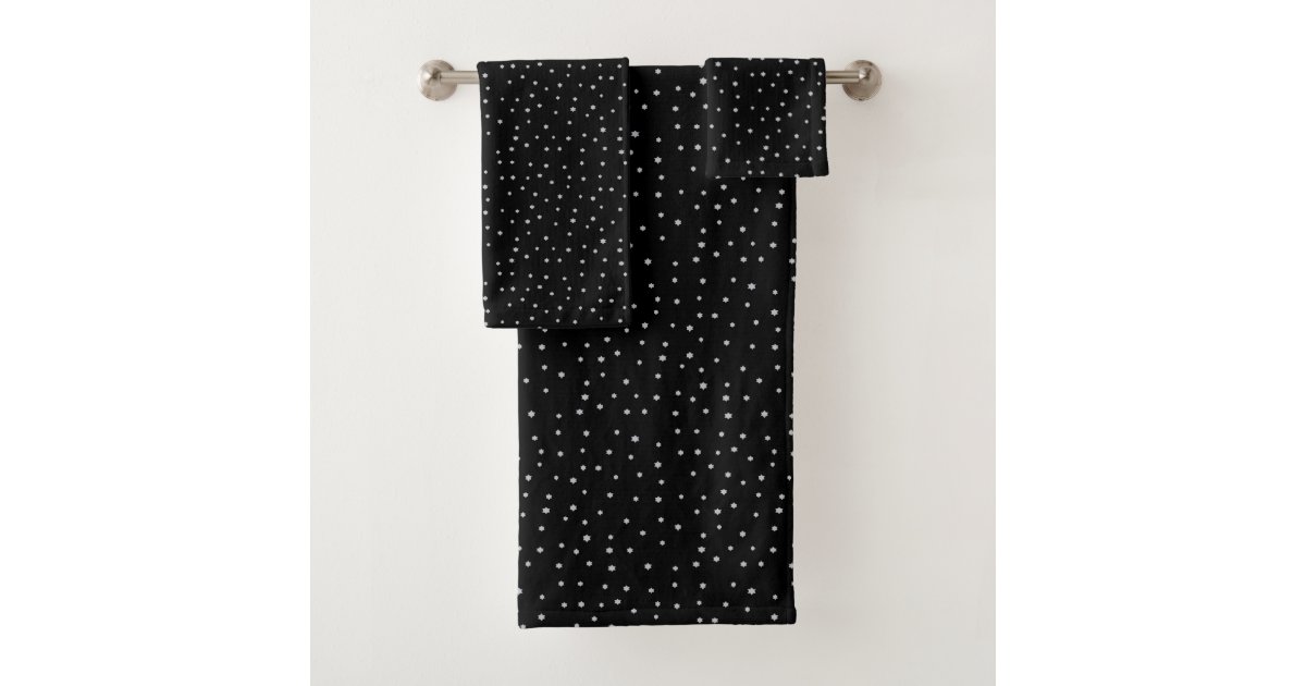 Very Cool Night Stars Galaxy Design Bath Towel Set ...