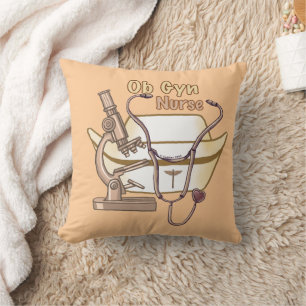 Very cool ObGyn Nurse Throw Pillow